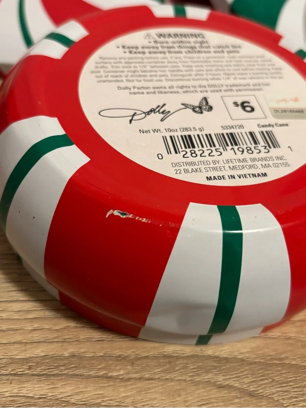 Dolly Parton Christmas Candles and Baking Set 6 pieces